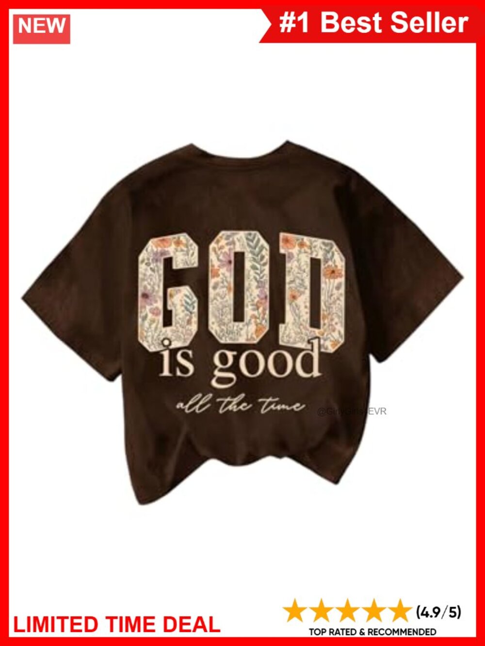Short Sleeve Crew Neck Graphic Tee – Casual Summer Top